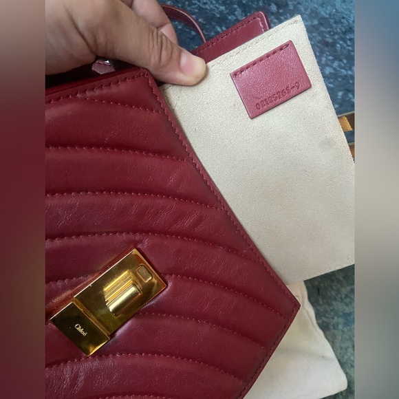 Chloé Lambskin Quilted Mini Drew Bijou Shoulder Bag - Picture 12 of 13